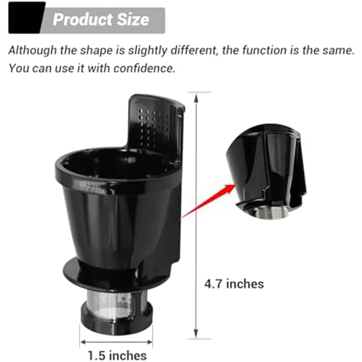 BFYL-8006 Exprimidor masticador vertical para Omegae 8006, 8005, 8004, 8003 Tambor de pantalla de jugo con pantalla de jugo