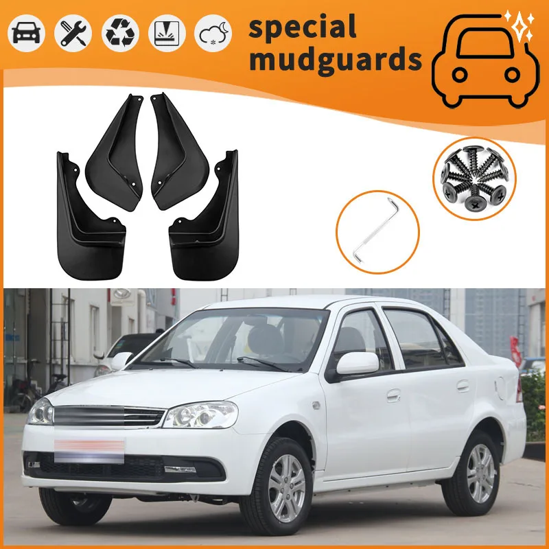 

For the 05-15 Geely Liberty Ship Mudguards Fender Mudflaps Front Rear Flares Splash Guards Cover Car Accessorie