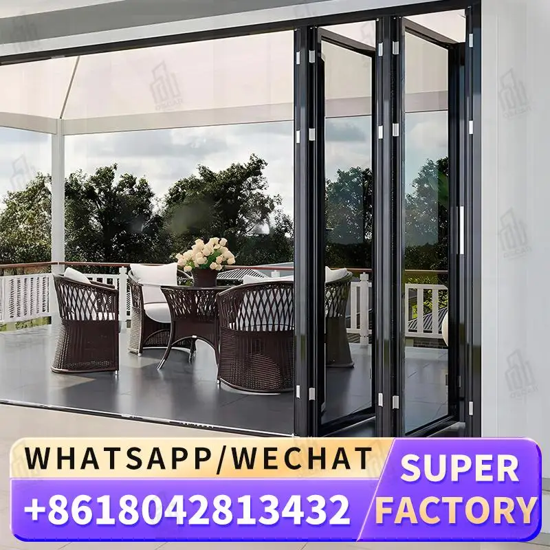 

Customizable Factory Made Foldable Windows Doors Ideal for European Office Spaces Creative Windows Foldable door