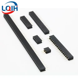 10PCS 2.0mm Single Row Female 2/3/4/5/6/10/12/14/16/20/40Pin PCB socket Board Pin Header Connector Strip Pinheader  For Arduino