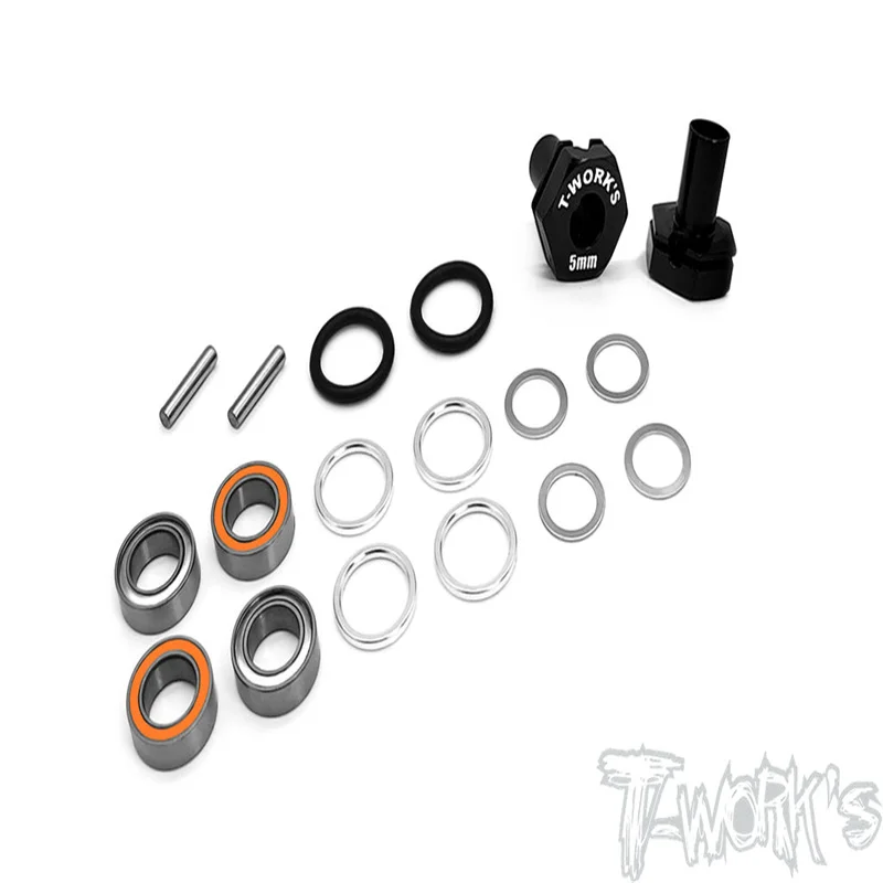 

Original T works TE-231-BD10-B 6mm Bearing Wheel Hub Axle +1mm ( Yokomo BD10 ) 2pcs.pcsssional Rc part