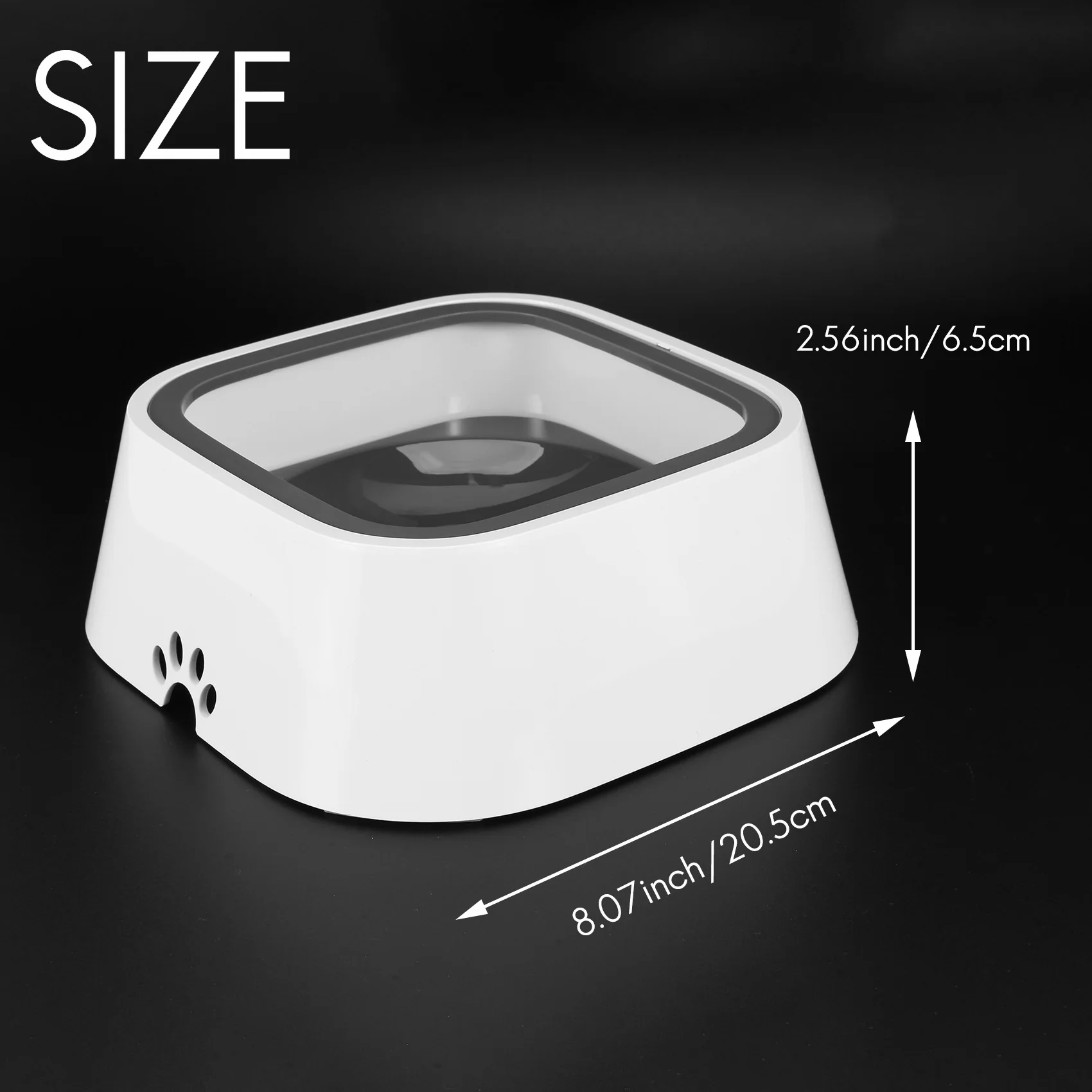 

ABHU миска для воды для собак, плавающая миска для переноски автомобиля, миска для воды для кошек, медленная подача воды, диспенсер, портативный фонтан для домашних животных с защитой от перелива