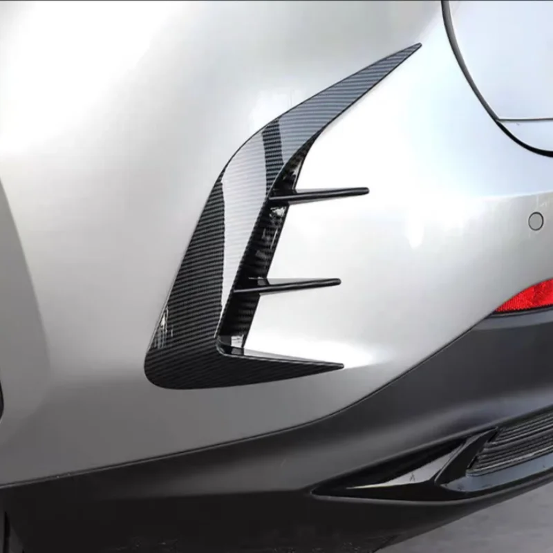 Dekorationsabdeckung für Nebelscheinwerfer am hinteren Stoßfänger für LEXUS NX 260 350h NX260 NX350h 2022 2023 Auto ABS Zubehör Exterieur