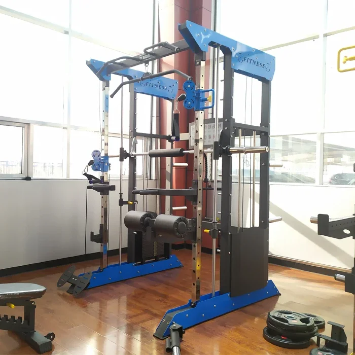 Factory Directly Sale Commercial Gym Multi function Equipment Smith Machine with adjustable bench