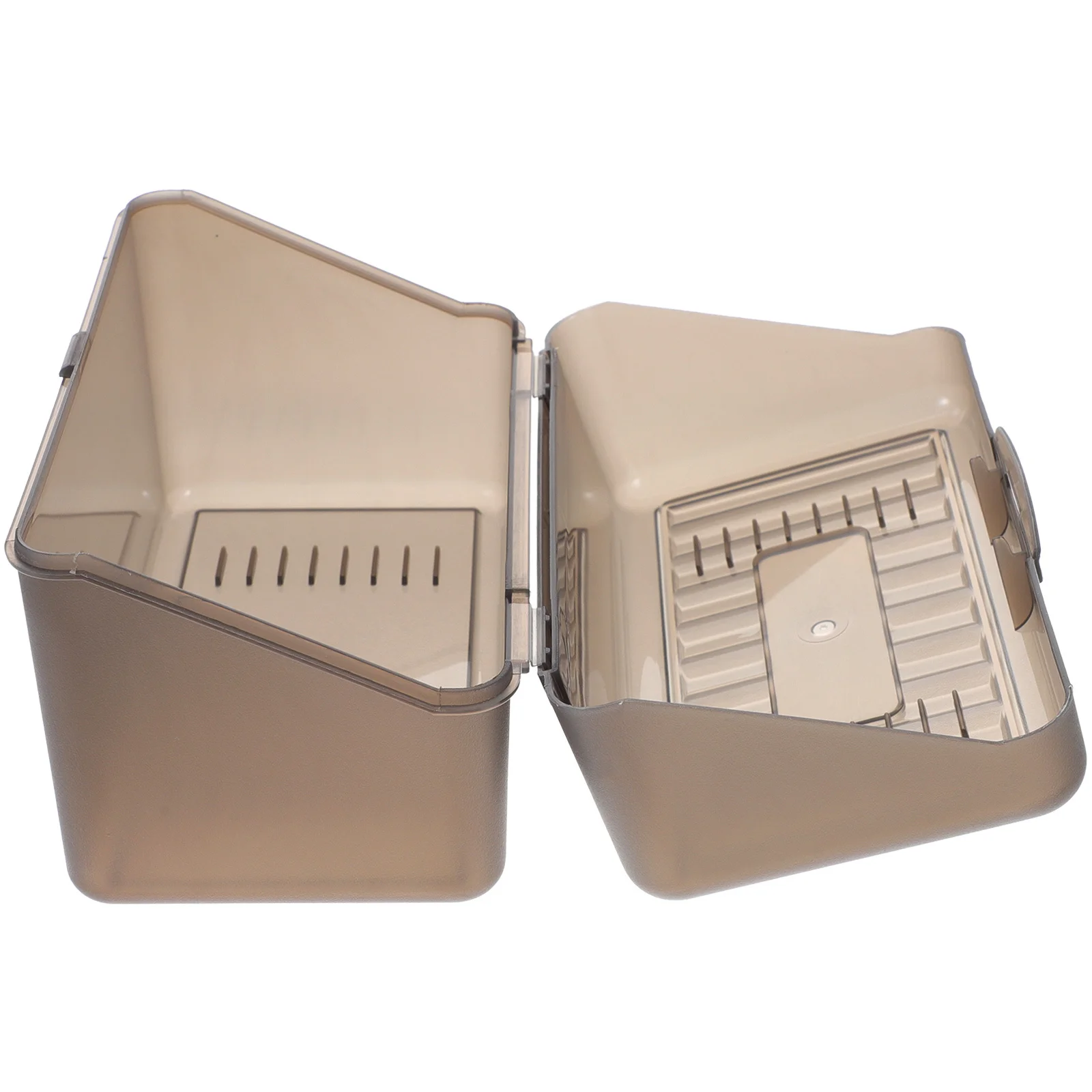 حامل سطح المكتب قسط مادة البولي بروبيلين صندوق تخزين بطاقات الأعمال منظم المكتب حامل البطاقة البلاستيكية رف شاشة ملحق #1