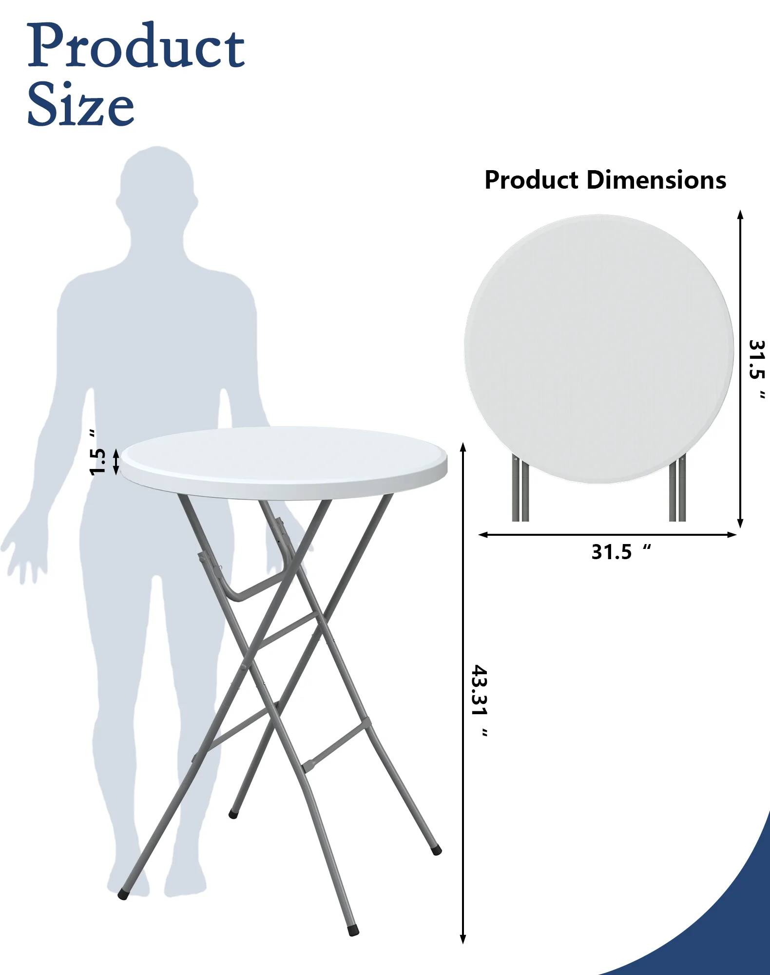 طاولة قابلة للطي مستديرة مقاس - مراجعة Outdoor Furniture Legs وسعره