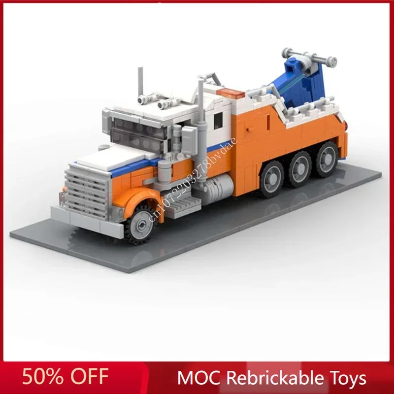 549PCS MOC City Transportation Giant Tow Truck Model Building Blocks Bricks DIY Education Creative Assembly Puzzle Toys Gifts