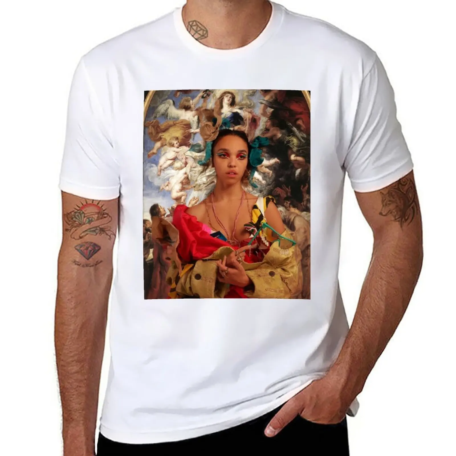 New fka twigs magdalene art T-Shirt Oversized t-shirt animal print shirt for boys boys white t shirts summer top mens t shirt