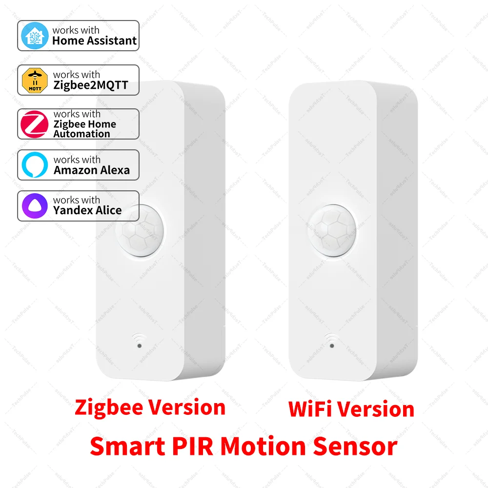 Sensor de Movimiento PIR Inteligente WiFi Zigbee Compatible con SmartLife