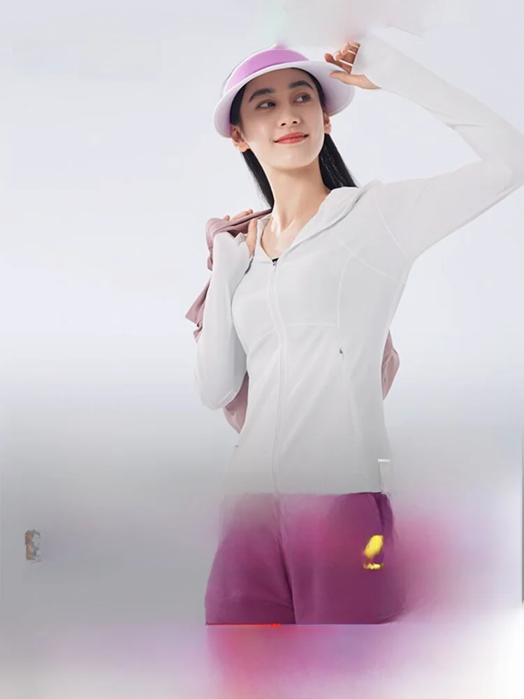 

Солнцезащитная куртка из ледяного шелка с эффектом охлаждения, дышащая, утягивающая, для активного отдыха и альпинизма, с защитой от солнца (дизайн «Банановый лист»)