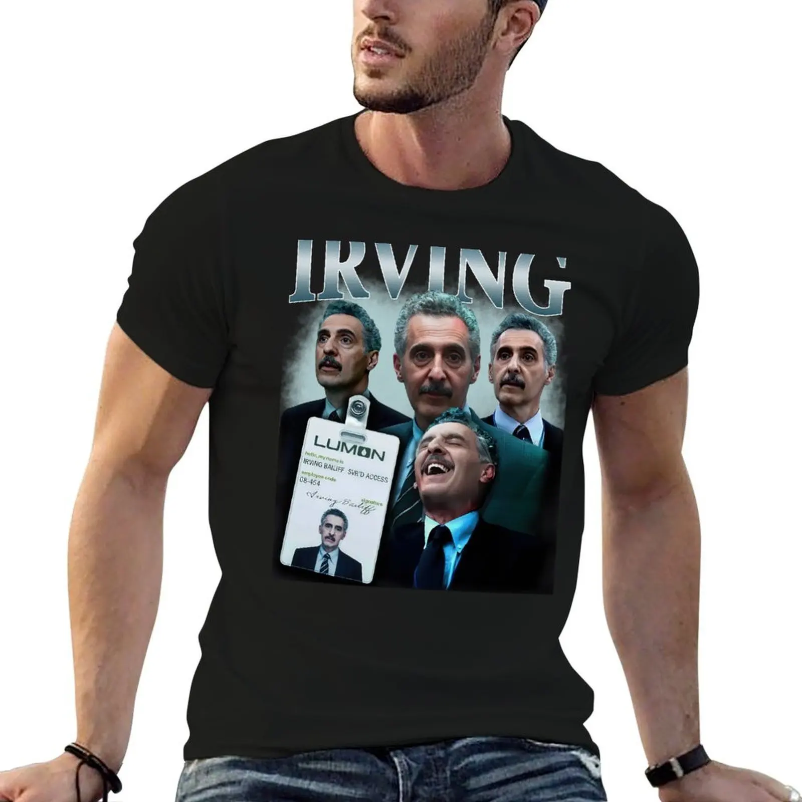 

Vintage Severance Irving B T-Shirt cotton tshirt 100% t shirts for man graphic vintage t shirt for man T-Shirt