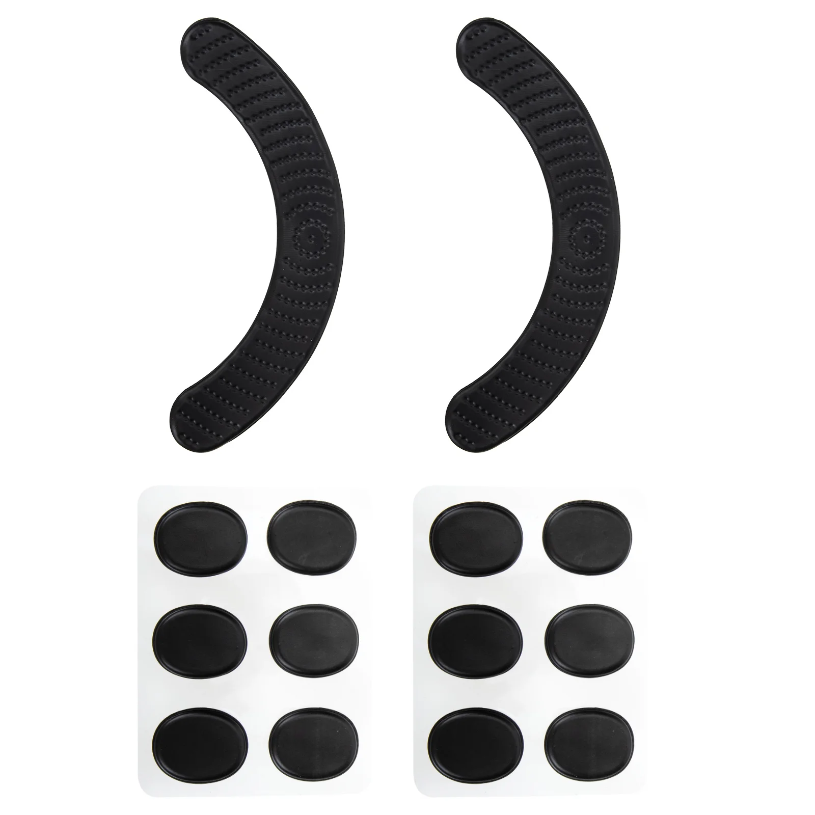 

14pcs Mute Pad Mats Head Black Adjustable Belt Mats For Drum Durable No Odor Professional Drum Accessories