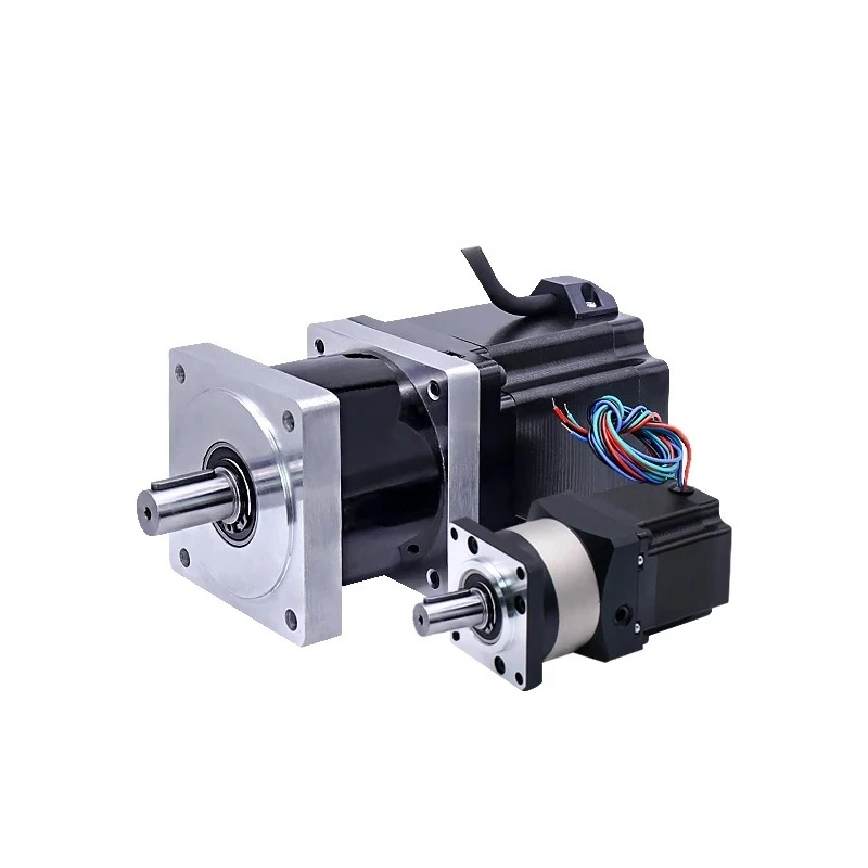57 86 Planetary Stepping Motor Precision Gear Reducer Small Large Torque Can Add Brake to Adjust Low Speed