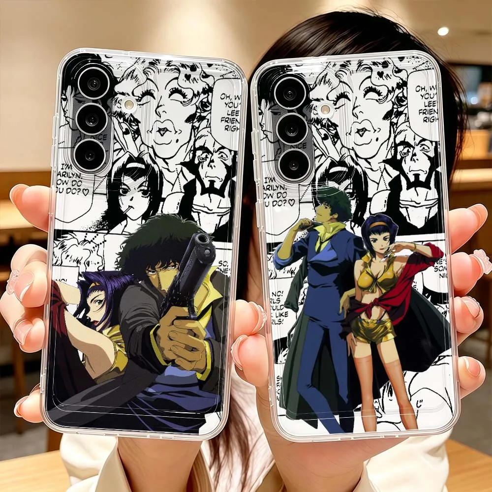 Popular Anime Cowboy Bebop Cover For Samsung Galaxy A71 A57 A56 A55 A54 A53 A51 A17 A16 A07 A06 A05 Transparent Phone Case
