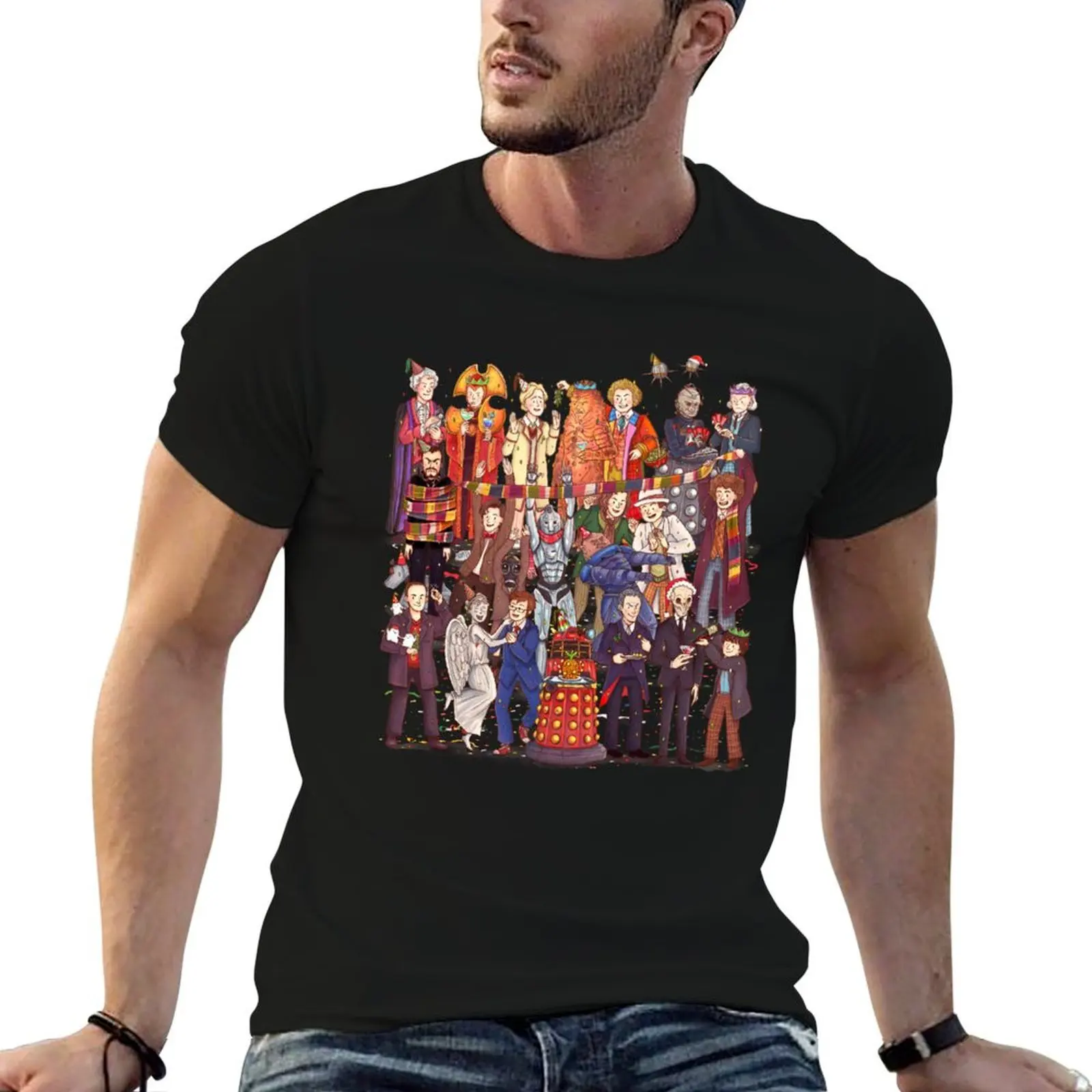 The party doesn't start until the Doctor walks in...twelve times T-Shirt Summer Casual Loose T-Shirt
