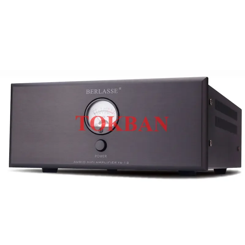 Tokban TS-12 250w Mono Split Power Amplifier High Power Low Distortion Support RCA XLR Input Vu Meter HIFI Amplifier Audio