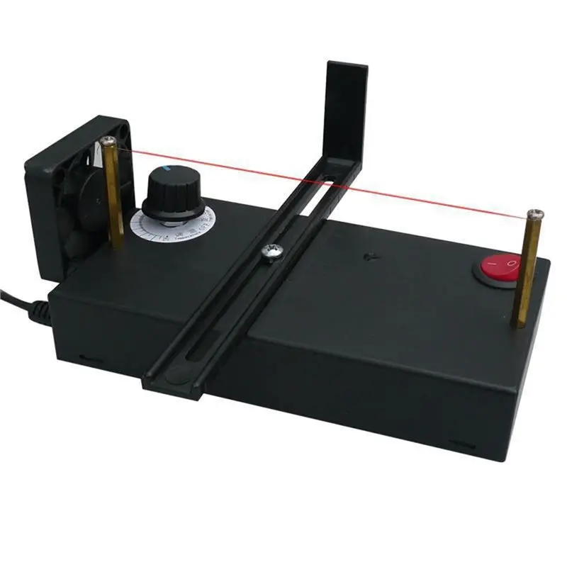 [NEW!A93G】 Electric Heat Cutting Machine With Fan And Adjustable Temperature- Portable Design For Ribbons, Ropes Braids EU Plug