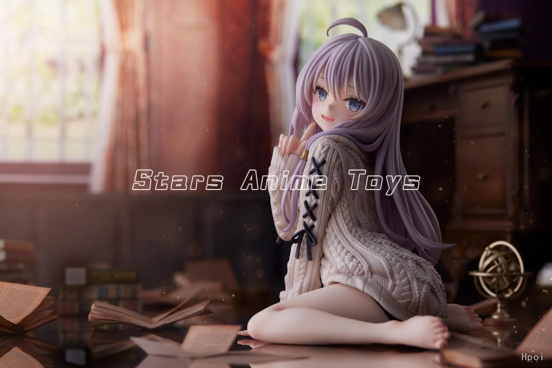 Original F:NEX THE JOURNRY OF ELAINA Elaina Knitted Dress 1/7 PVC Animation Figures Ornaments Collection Toy