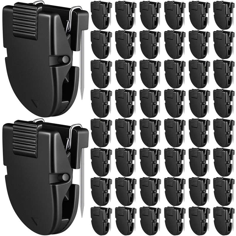 

50 Pcs Cubicle Clips Fabric Panel Cubicle Accessories Fabric Partition Panel Wall Clip Photos Wall Clips For Notes Memos