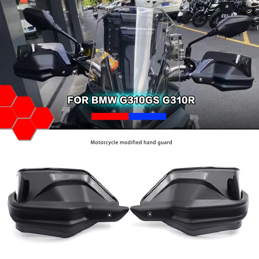

Ajuste para BMW G310GS G310R G 310 GS G310 R 2017-2023 2022 2021 guardamanos de motocicleta protectores de parabrisas protección
