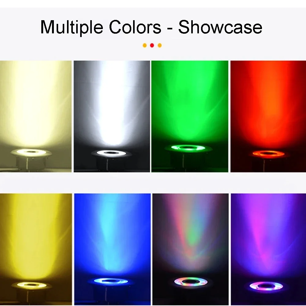 18 واط RGB LED نافورة ضوء 15 واط IP68 مقاوم للماء 12 فولت 6 واط 9 واط الطابق مصباح مقاوم للماء الربيع الساخن ضوء 12 واط مصباح تحت الماء تسرب مصباح #6