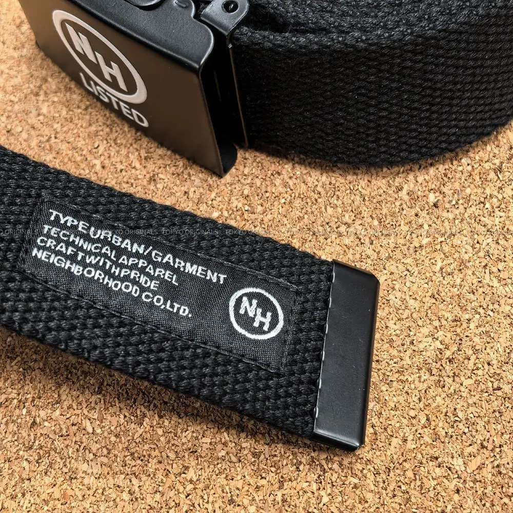 NBHD Adjustable Canvas Belt, Minimalist Smooth Casual Waist Strap, Versatile Fashion Belt for Daily Outfit