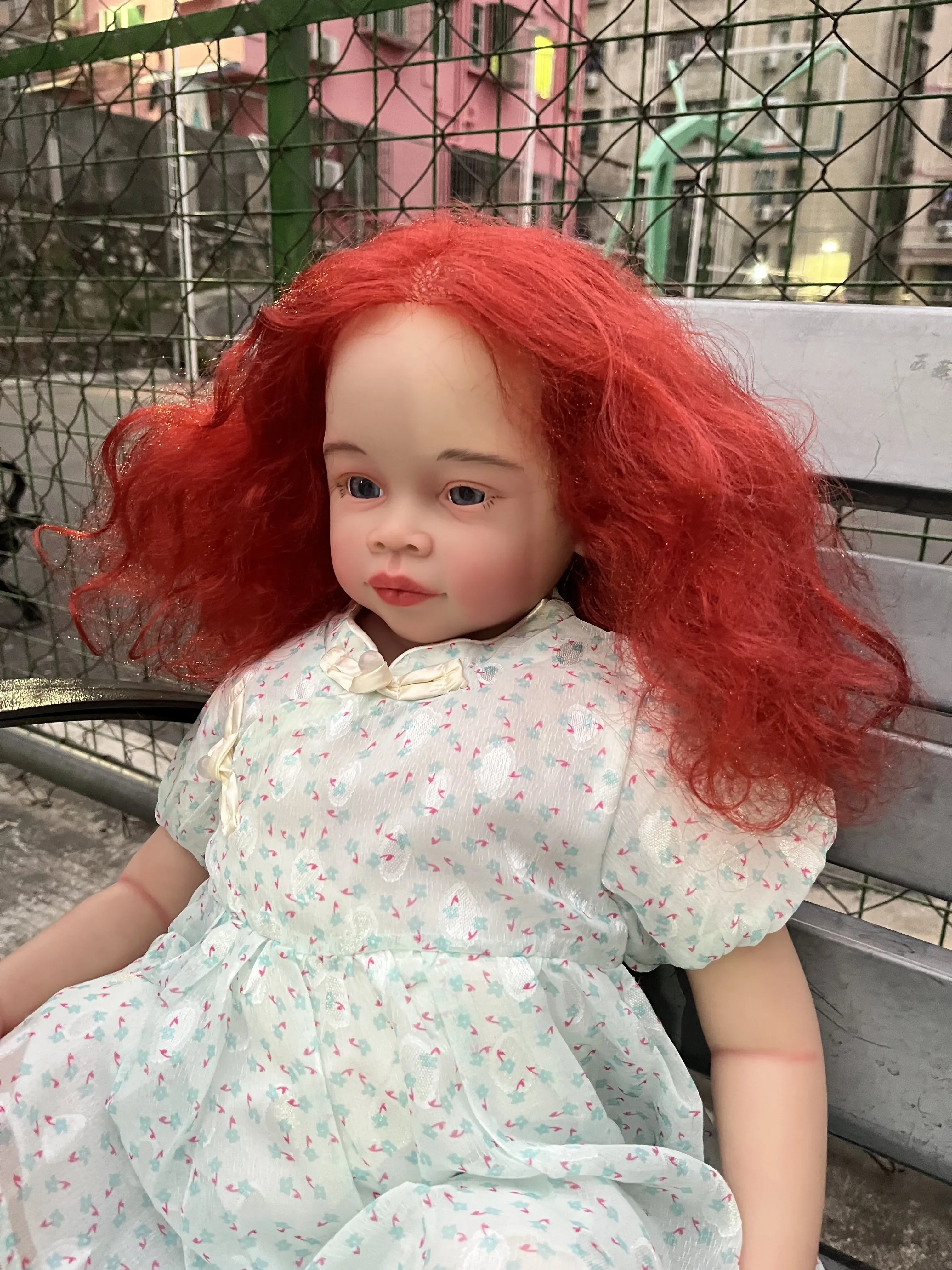 SINO-BB Customized Limited Supply 32inch Reborn Baby Doll Meili With Hand-Rooted Hair Already Finished Doll Christmas Gift