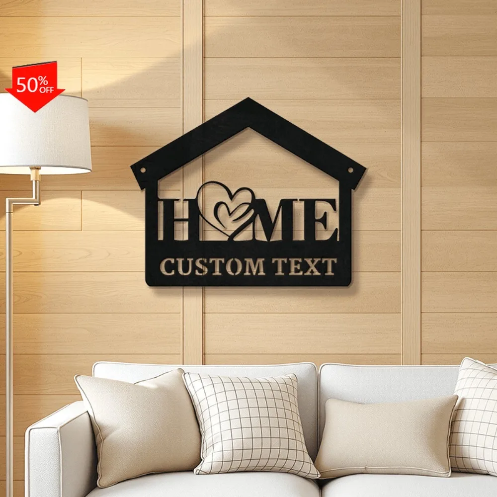 1PC Custom Personalized Metal Wall Plaque with Custom Quote Pet Name for Cozy Cottage Indoor Outdoor Decor Ideal Gift for Pet Lo