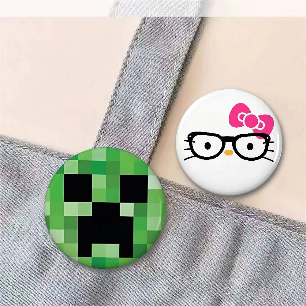 Kawaii الاشياء شارات زر PinsBrooch الإبداعية مضحك يقتبس شارة الملابس على ظهره مجوهرات هدية للأطفال الأصدقاء