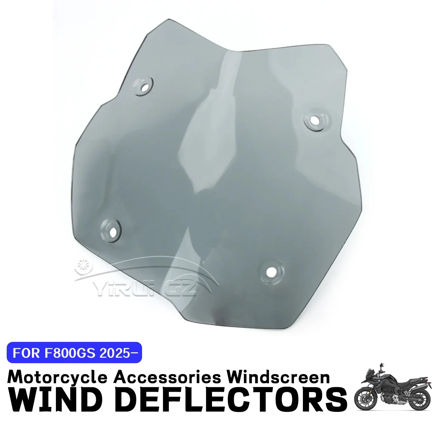 

For BMW F800GS Windshield thicken Wind Shield Screen Windshield F800 GS 2025- Motorcycle Windscreen F 800 GS F800GS F800 GS 2025
