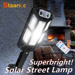 Newest Solar LED Light 300000LM Outdoor Solar Lamp Of Motion Sensor 4 Mode Waterproof IP65 Solar Garden Light Street Yard Lanter