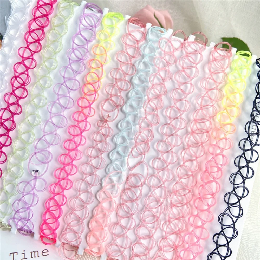New Collares Vintage Stretch Tattoo Choker Necklaces For Women Charm Gothic Elastic Necklace Female Wedding Gift