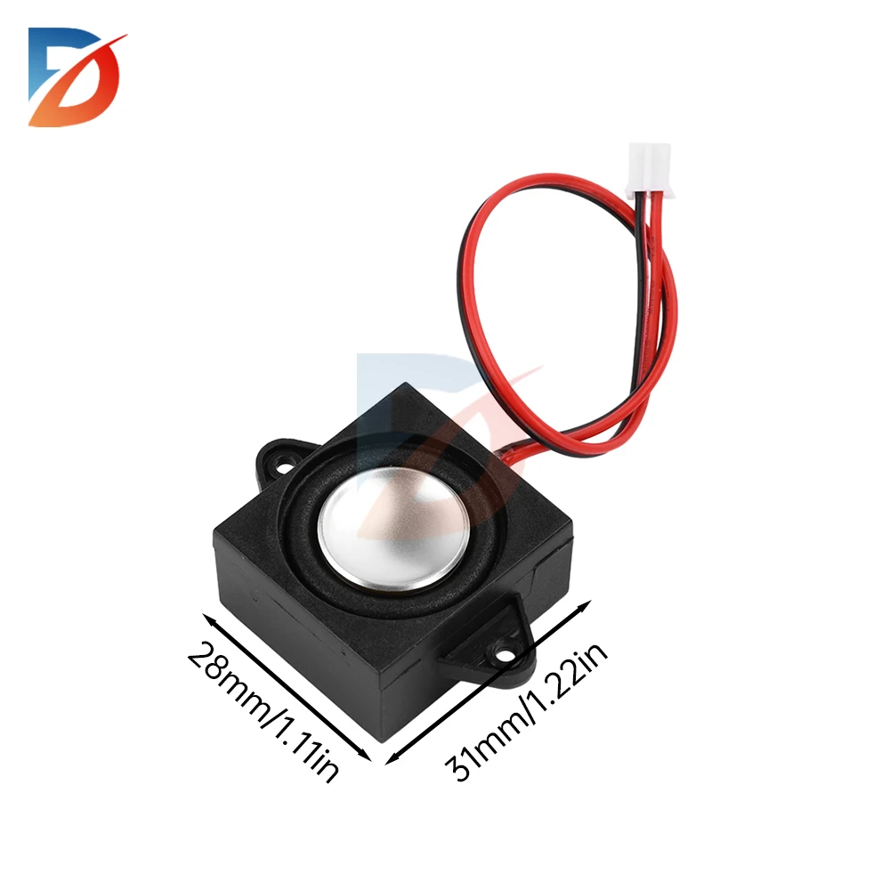 Mini Speaker Arduino 2831/3128 cavity speaker 3w 4/8 ohm full range bass speaker BOX advertising machine speaker 2.0 terminal