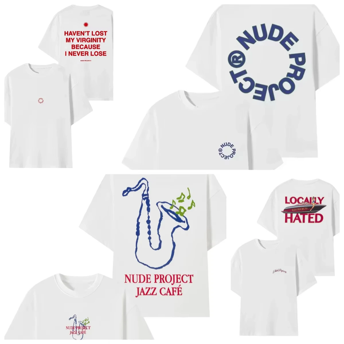 

2025 Leisure Cotton Printed T-shirt Womens Fashion Nude Tshirt Womens Leisure Sports Loose Brand Unisexes Large Street Y2K