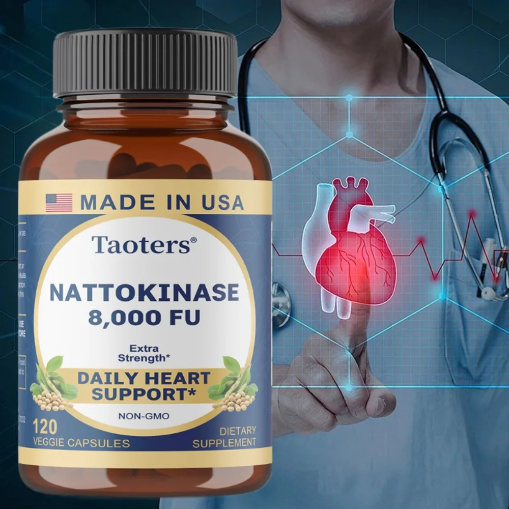 

Nattokinase Supplement, Supports Blood Flow, Heart Health, & Healthy Circulation, Digestive Aid, Boosts Cellular Energy