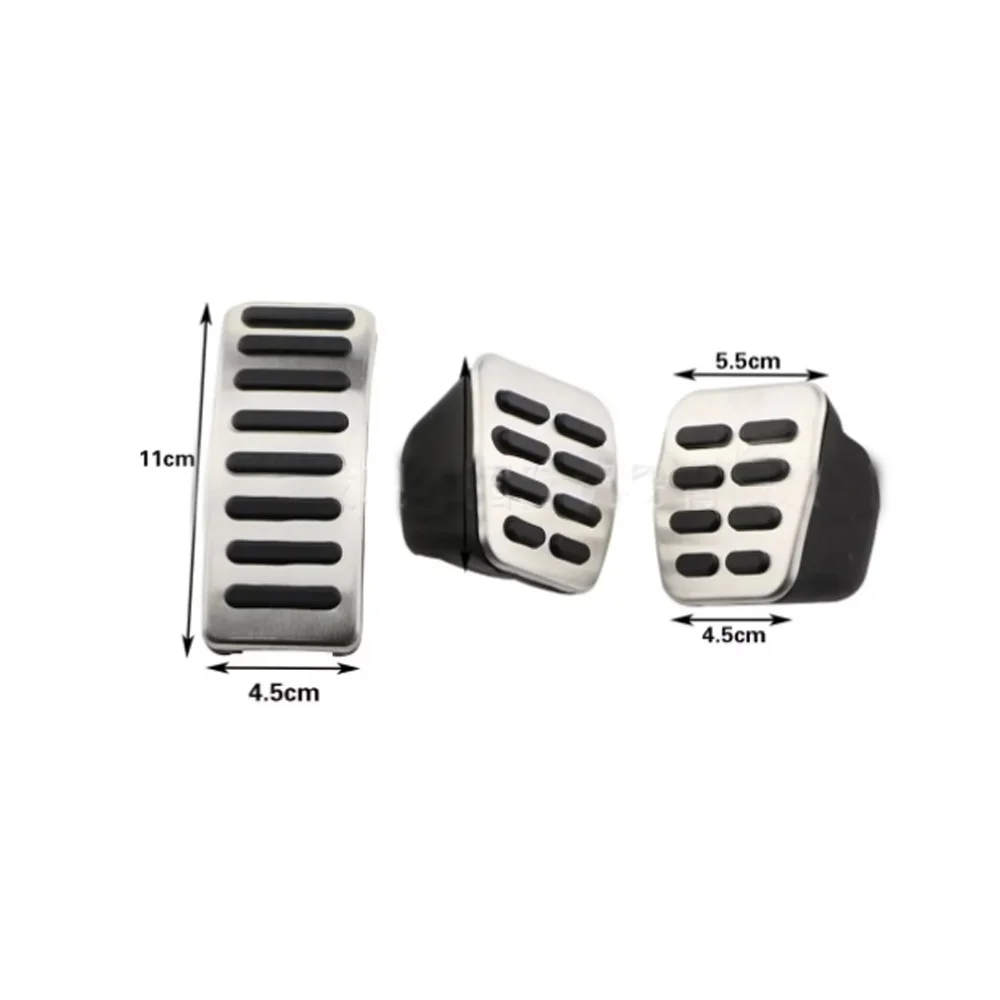 Car Gas Brake Pedal for Volkswagen VW Transporter T4 EuroVan Caravelle Vanagon Rubber Anti-Slip Footrest Foot Cover Accessories