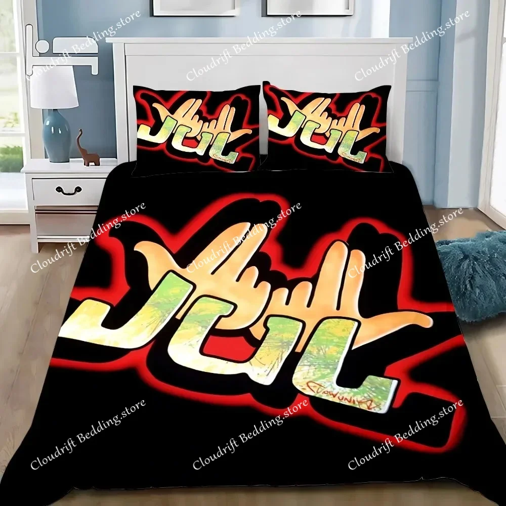 

JuL Bedding Set Duvet Cover Pillowcase Adult Boys Girls Bedroom Decoration Children Gift Single Double Large Size
