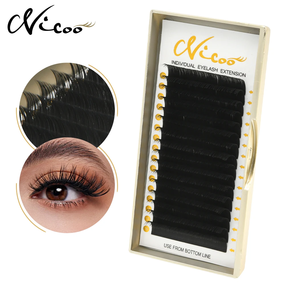 

Eyelash Extensions Individual False Eyelashes Long Soft Volume Eye Lashes Extension Makeup 16rows Individual Premium Lashes