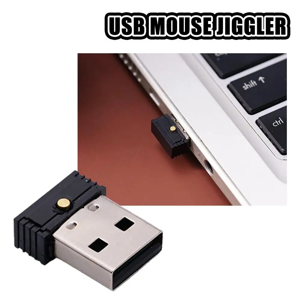 Mouse Jiggler Undetectable Automatic Mover USB Port Undetectable Automatic Shaker Keeps Computer Awake Simulate For PC Laptop