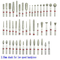 1pc Diamond Nail Drill Milling Cutter for Manicure Rotary Bits Cuticle Clean Accessory Dental Diamond Burs Polisher 2.35mm shank