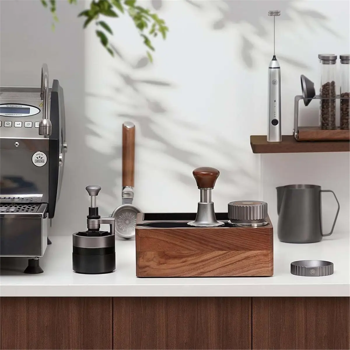 58.5mm Espresso Tamper - 30lb Constant Calibrated Tamper for Perfect Brew Every Time