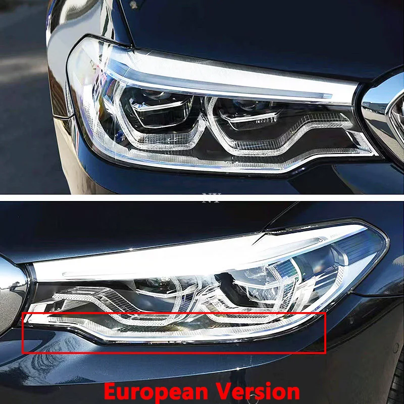 For BMW 5 Series Headlight Lower Trim 2018-20 G38 Headlight Reflector Strip Light Inner Lower Trim Strip High Configuration