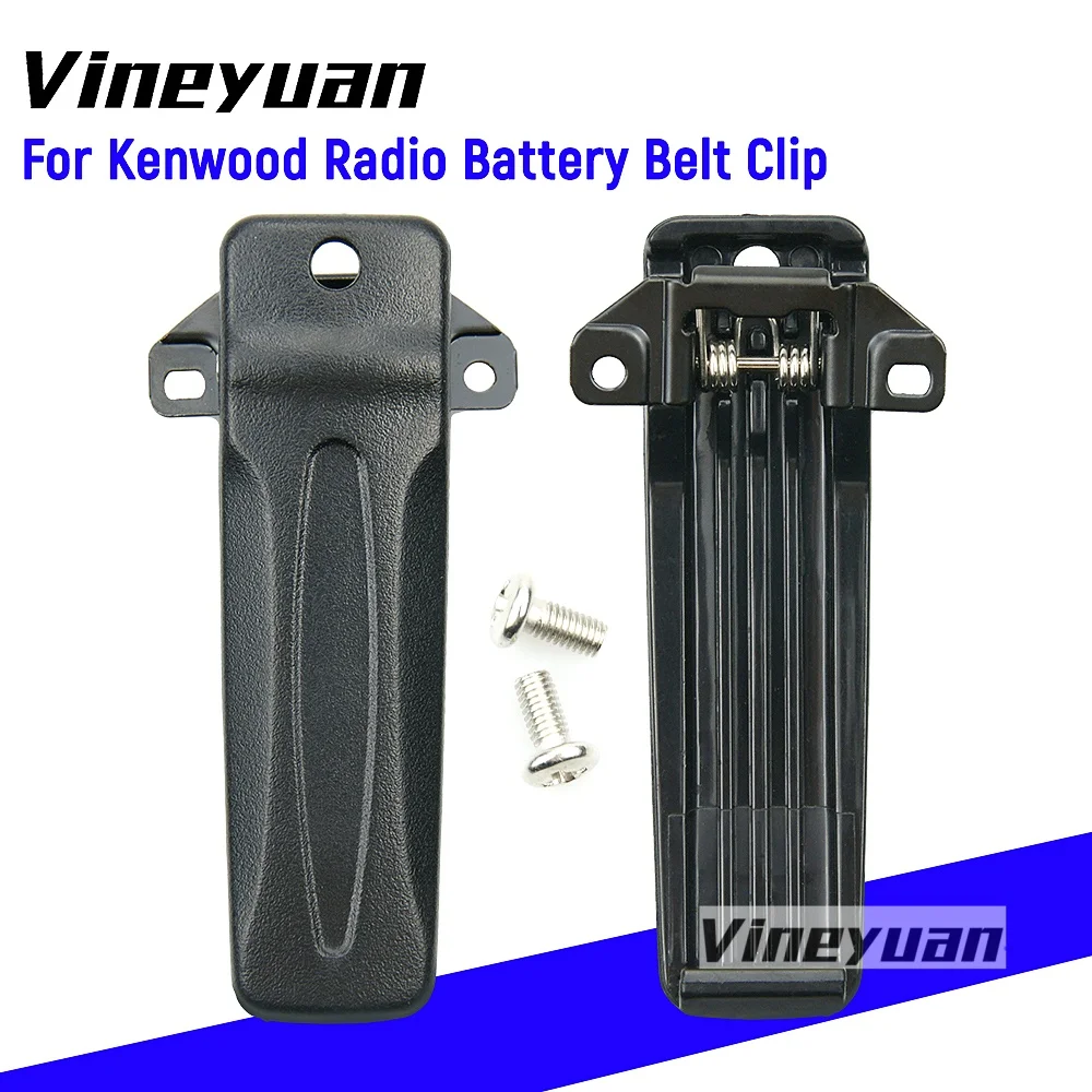 10PCS Belt Clip KBH-10 for Kenwood TK-2200 TK-2302 TK-3302 TK-2402 TK-3402 TK-280 TK-385 Portable Radio Belt Clip with Strews