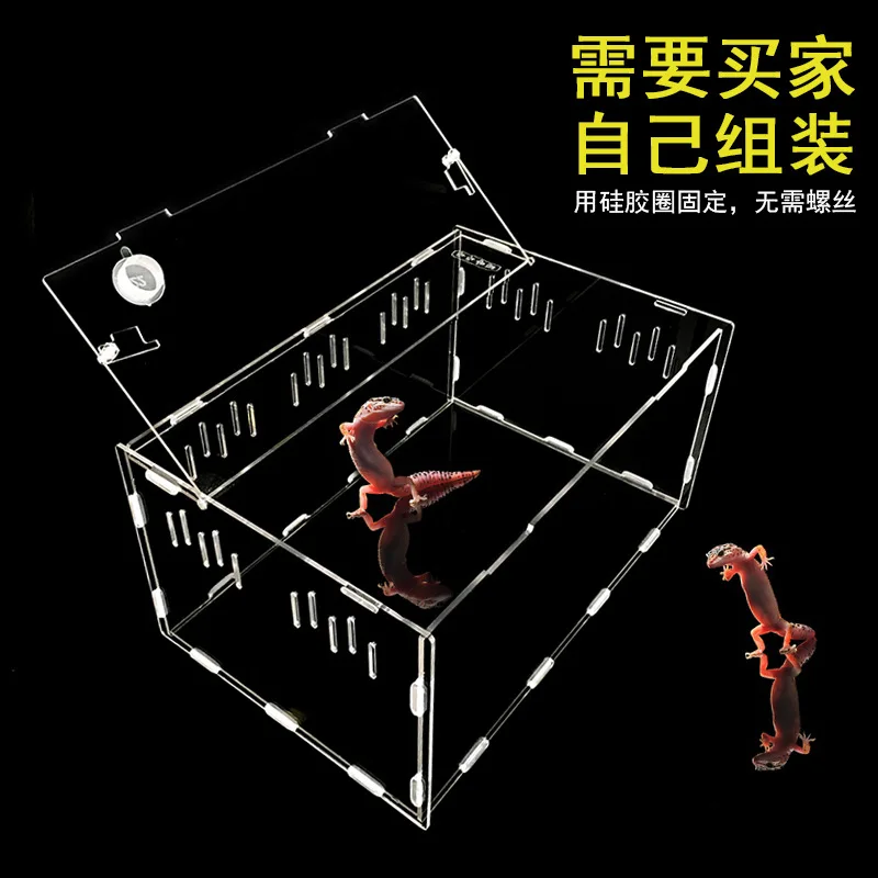 Assembly and Folding Guinea Pig Accessories Hamster Accessories Hamster Cage Large Large Space Panoramic View Breeding House