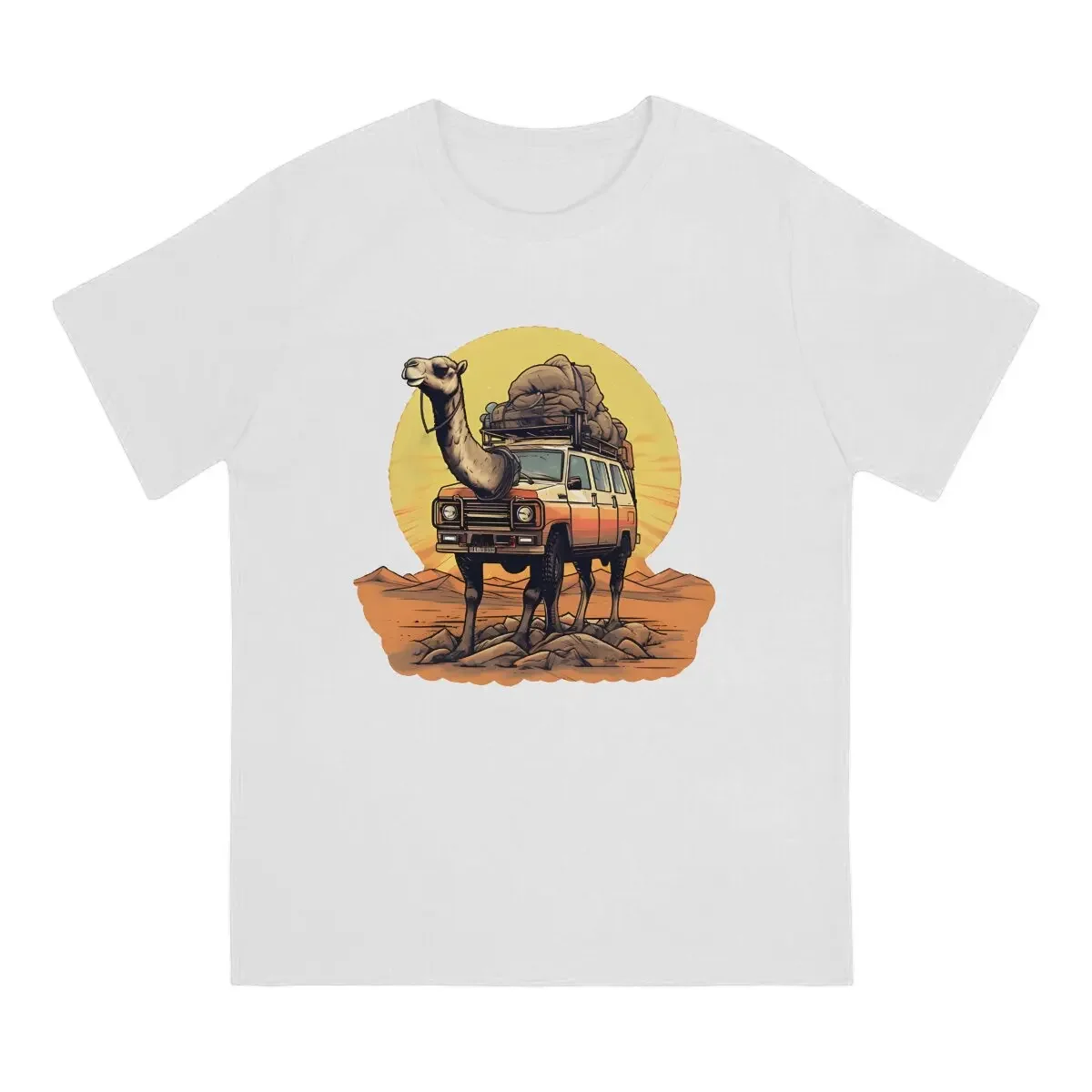 Desert Caravan Gone Wrong Special TShirt Camel Trophy Leisure T Shirt Newest T-shirt For Adult