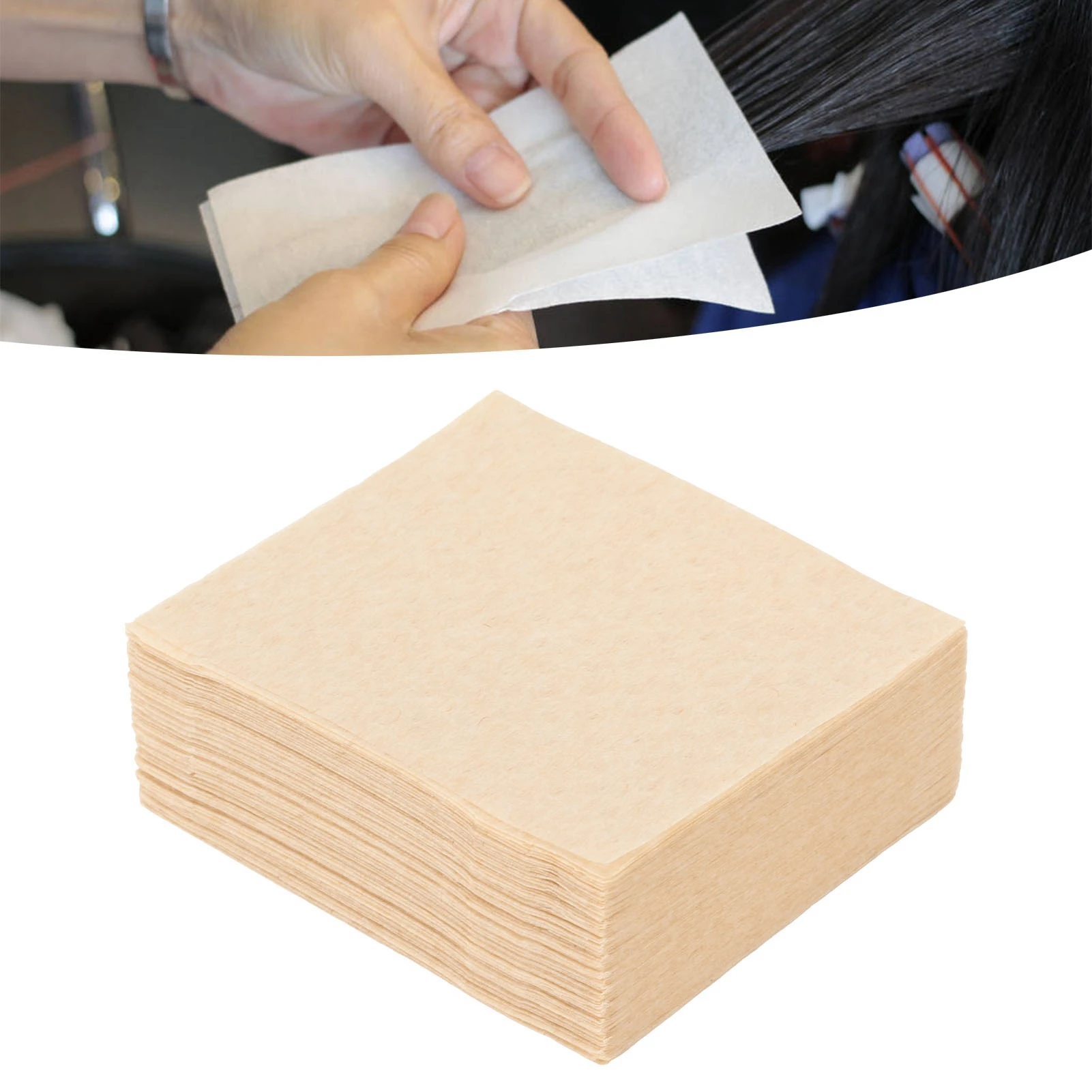 200 Sheet Hair Perm Paper Disposable  Hairdressing Styling Curling Breathable Perming End Wraps Disposable Perm Paper