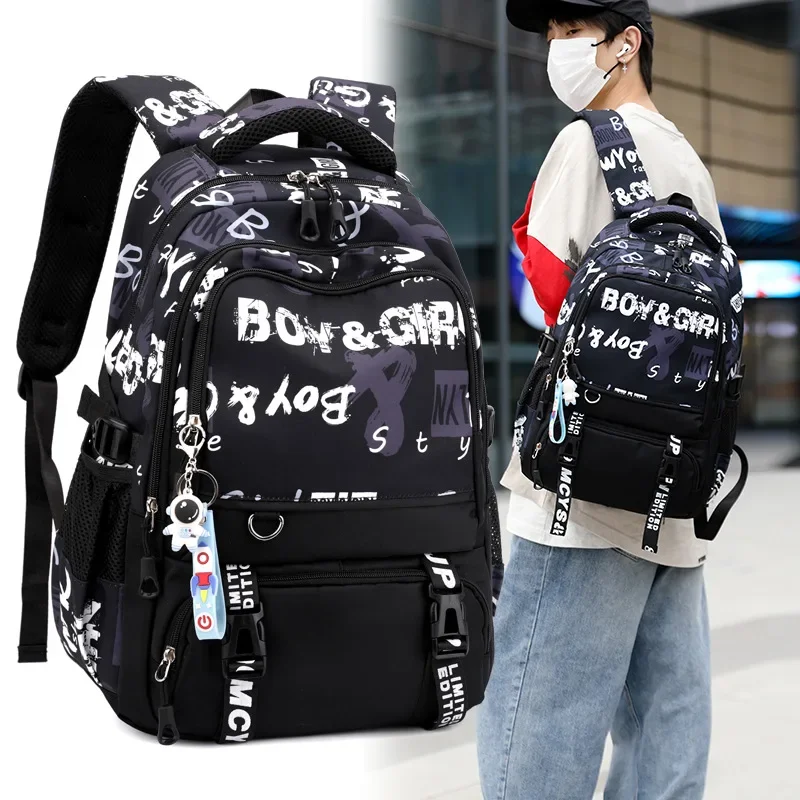 Children Boys Backpack School Bag for Kid Child Teenage Schoolbag Primary Kawaii Cute Waterproof Collage Student School Bag sac