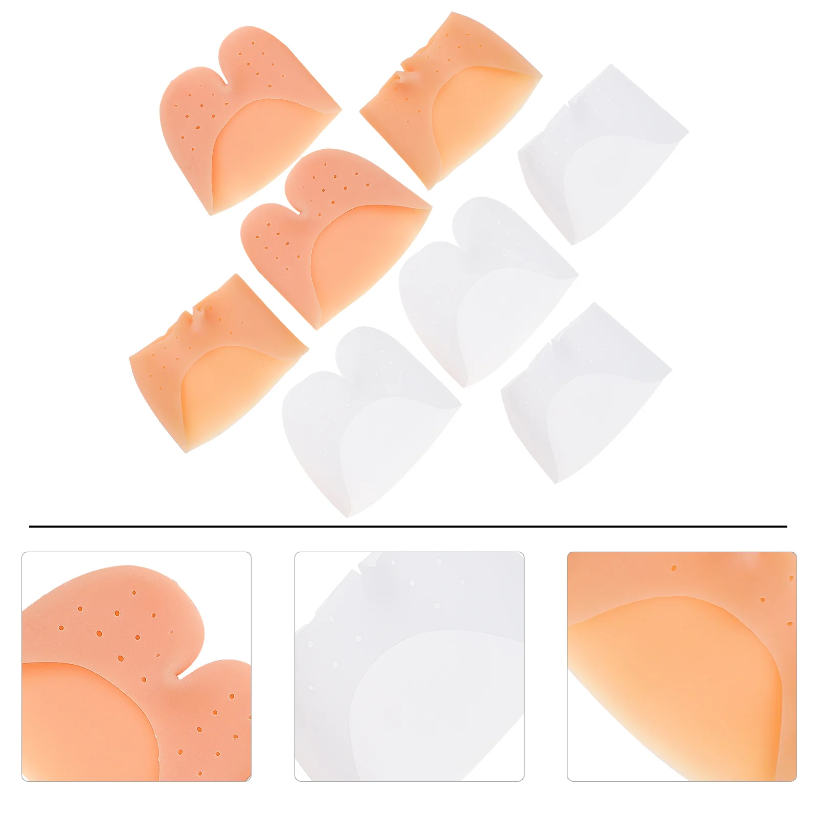 

Toe Cover Protective Sleeve Ballet Silicone Protectors Tiptoe Pads Mats Durable Feet Anti-wear Tools Foot