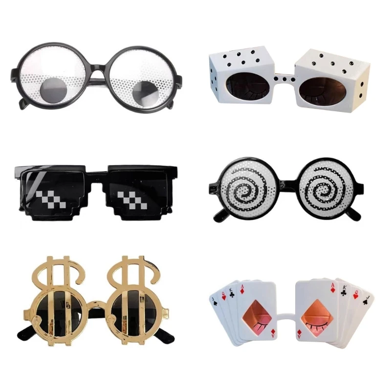 Creative Eyeglasses for Teens Carnivals Party Face Ornaments for Nightclub Party Dropship