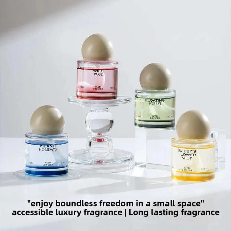 New Eco-friendly High-end Car Perfume Home Decoration Light Fragrance Long-lasting Scent Deodorant Air Freshening Diatom Mud view 4